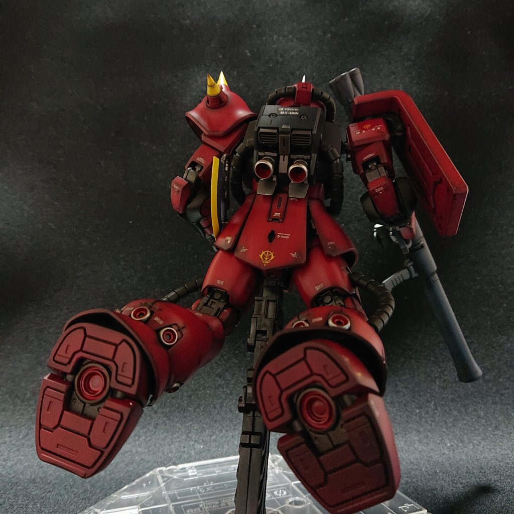 バーニアはアクセントにチタンシルバーで塗装、自己満足でまとまった感じです。