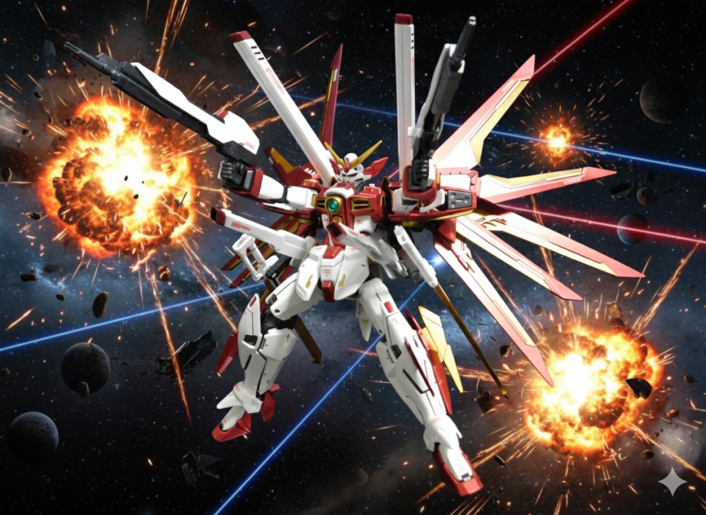 ウイングガンダム・セレスティア–4枚目/制作者:LAF