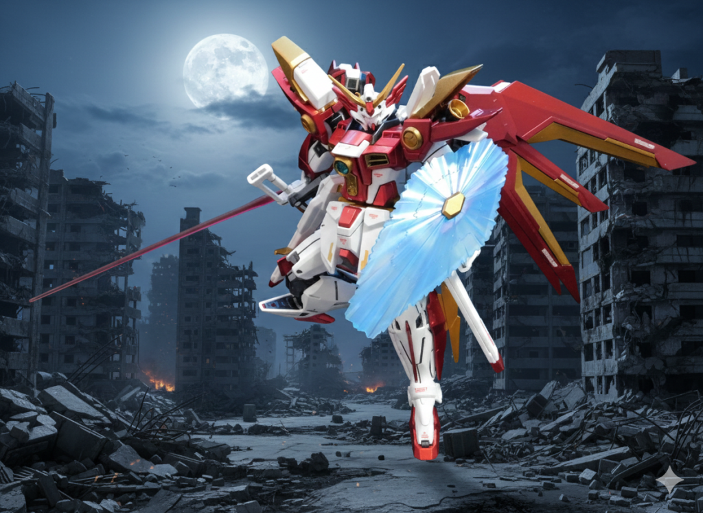 ウイングガンダム・セレスティア–6枚目/制作者:LAF