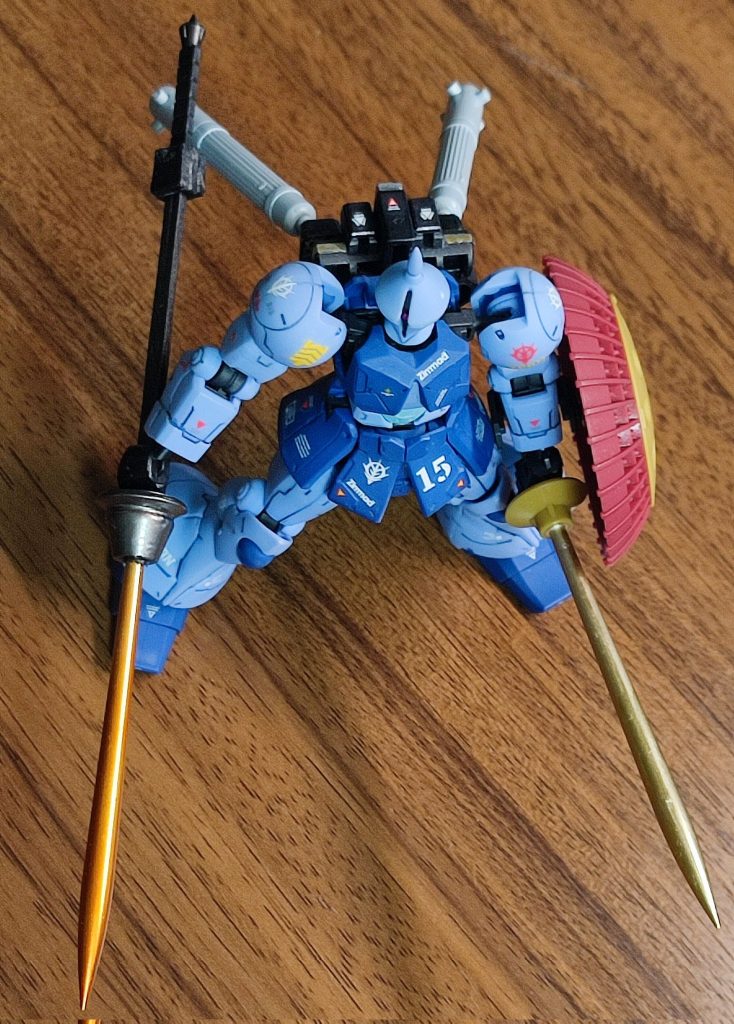 上からの図ちょっとビームランスの処理の粗さが目に余ります…