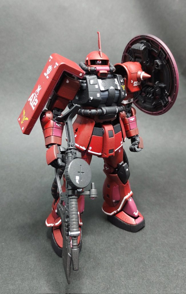 　1/144 RG MS-06S シャア専用ザク(チームモンストル)　–2枚目/制作者：だんくら工房・mk戦車