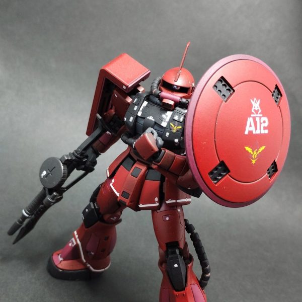 　1/144 RG MS-06S シャア専用ザク(チームモンストル)　