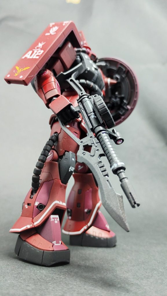 　1/144 RG MS-06S シャア専用ザク(チームモンストル)　–4枚目/制作者：だんくら工房・mk戦車