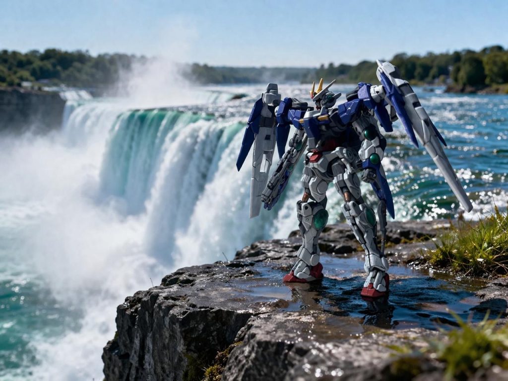 ダブルオーライザー　ナイアガラにて