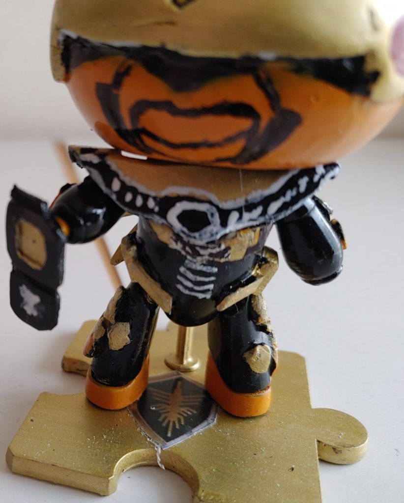 警察手帳。プラ板+持ち手用にランナー。