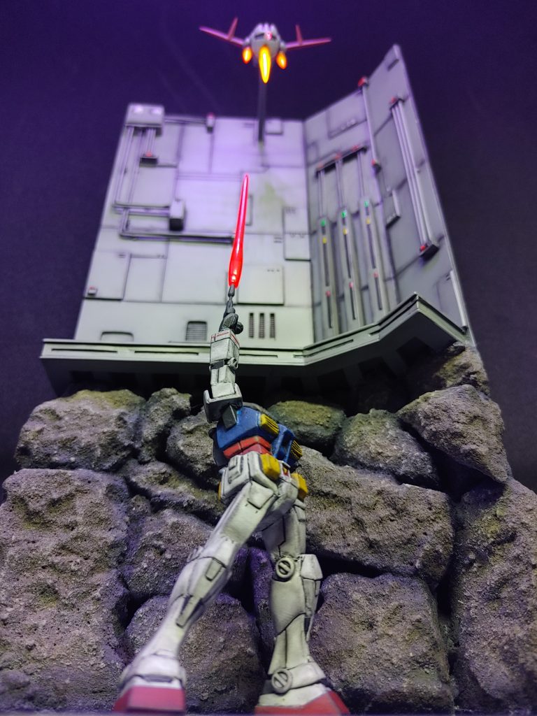 オヤジの意地　情景模型宇宙要塞ア・バオア・クー➡️ラストシューティング