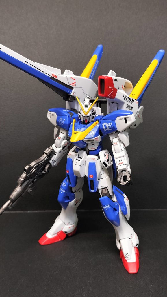 V2アサルトバスターガンダムをV2バスターガンダムへ換装したものになります。