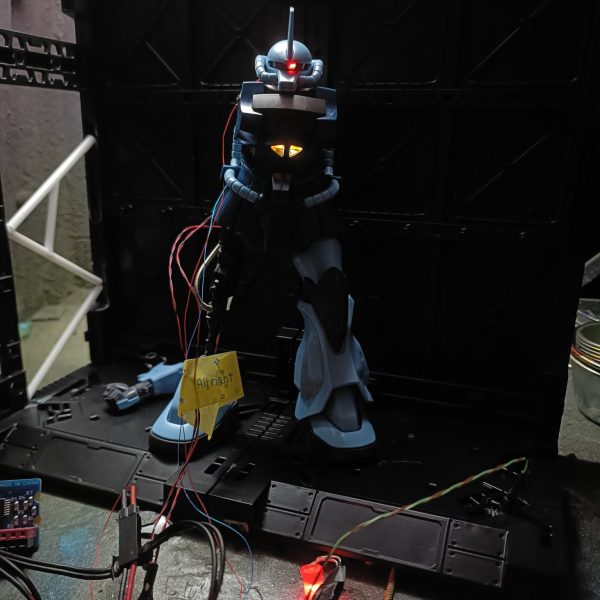 HGグフカスタム電飾改造ちゆ