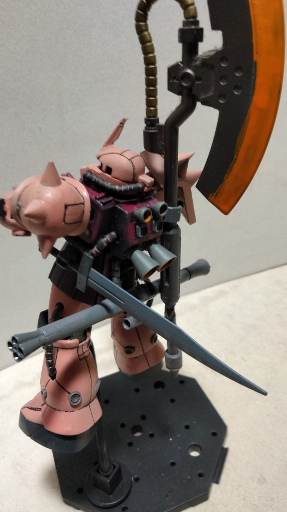 スラスター面も強化。大型ヒートホークでトドメ