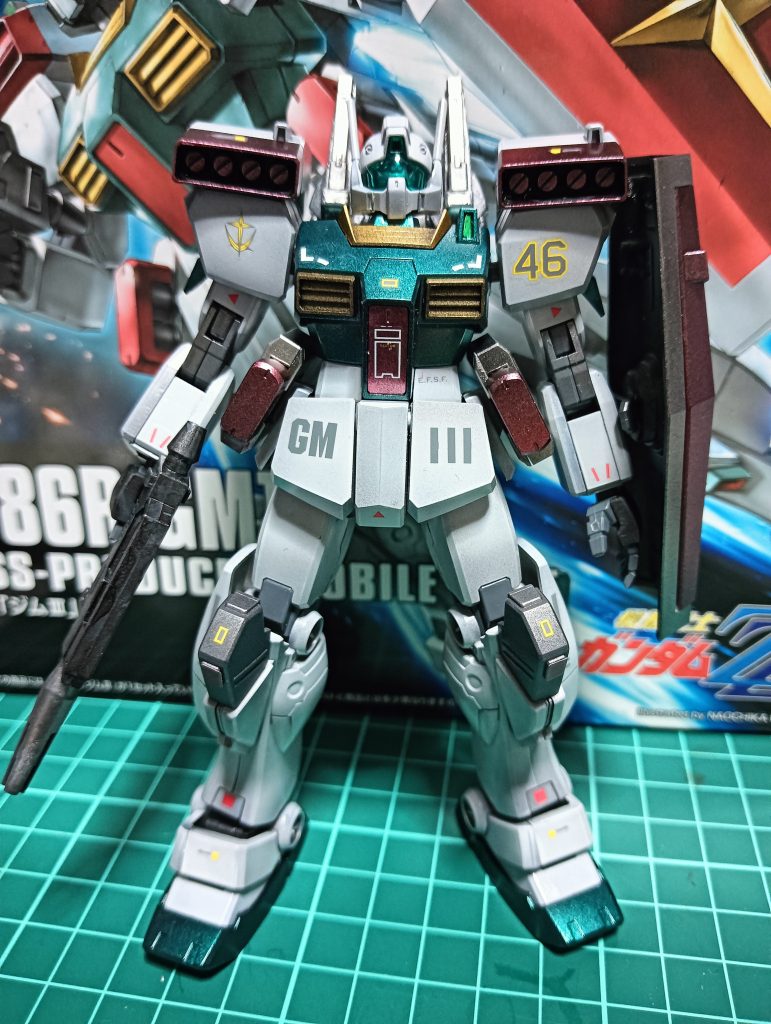 ジムⅢ　メタリック塗装