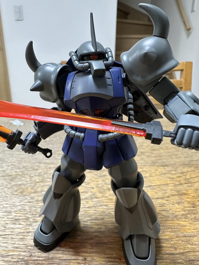 ヒートサーベル塗装がビロビロでもきにしなーい