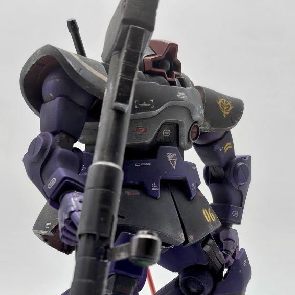 MSM09 ドム　ウェザリング　メタリックカラー塗装