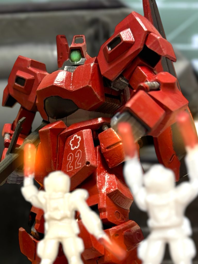 「ネオ・キャバルリーは積んだんだろ？」「ああ、あとはディアスだけだ。」　出撃前のドックの中には、メカニックマンたちの声が響いている。「おーい、急げよ、