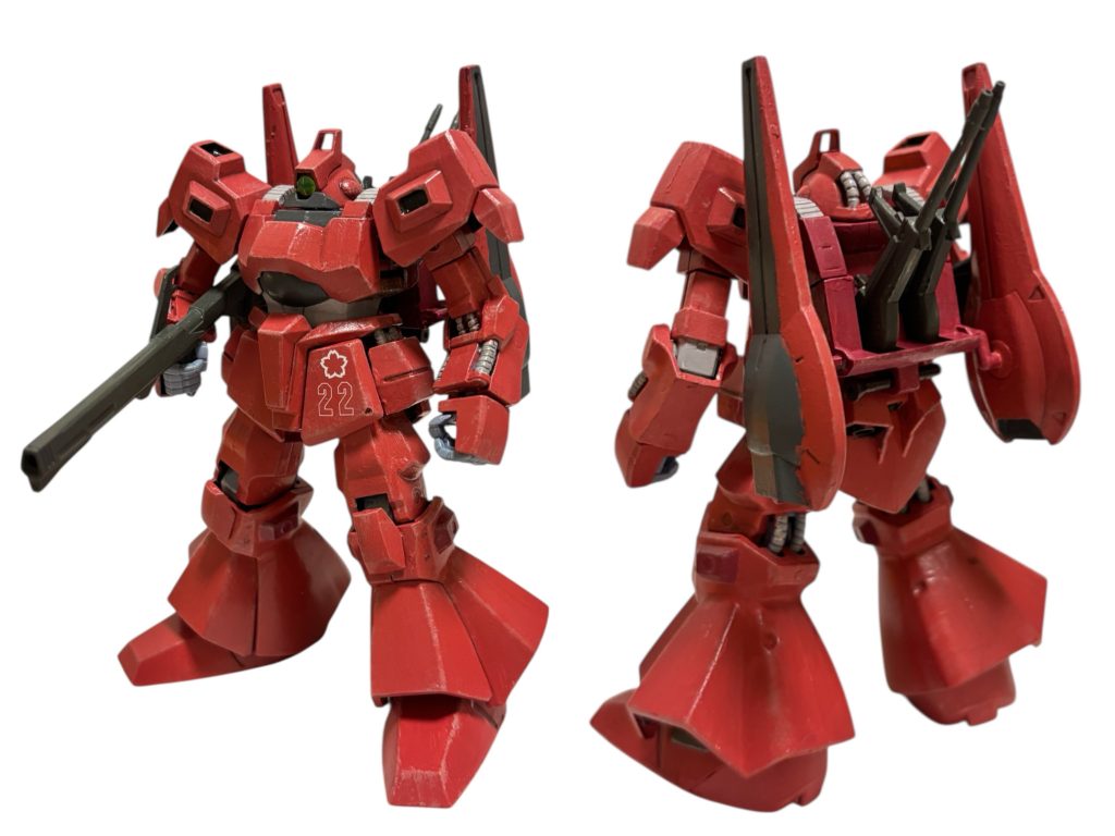 ■改修ポイント・特にありません→永野護デザインの赤いリック・ディアスを参考にカラーリングしました。・エゥーゴからシャドウファントム隊（地球連邦軍）への出向機という設定→EFFのエンブレムは印字できないという設定にしています 。■カラーリング・ボディ：イモータルジャスティスレッド・黒：ティターンズブルー１・関節等：ディアクティブグレー■今回の見どころ１　永野護カラー&nbsp;本機はフレーバーテキスト中で実際に運用される想定機体です。&nbsp;では、以下、フレーバーテキストです(gundam-kao6)◆◆◆◆◆◆◆◆◆◆◆◆◆◆◆◆◆◆◆◆◆フレーバーテキスト※本記事はガンプラ作品の世界観補足を目的としたテキストです。※本編「MS戦記異聞シャドウファントム」の第５部です。※機体解釈・運用イメージの補助としてお読みください。未読でも問題ありません。◆◆◆◆◆◆◆◆◆◆◆◆◆◆◆◆◆◆◆◆