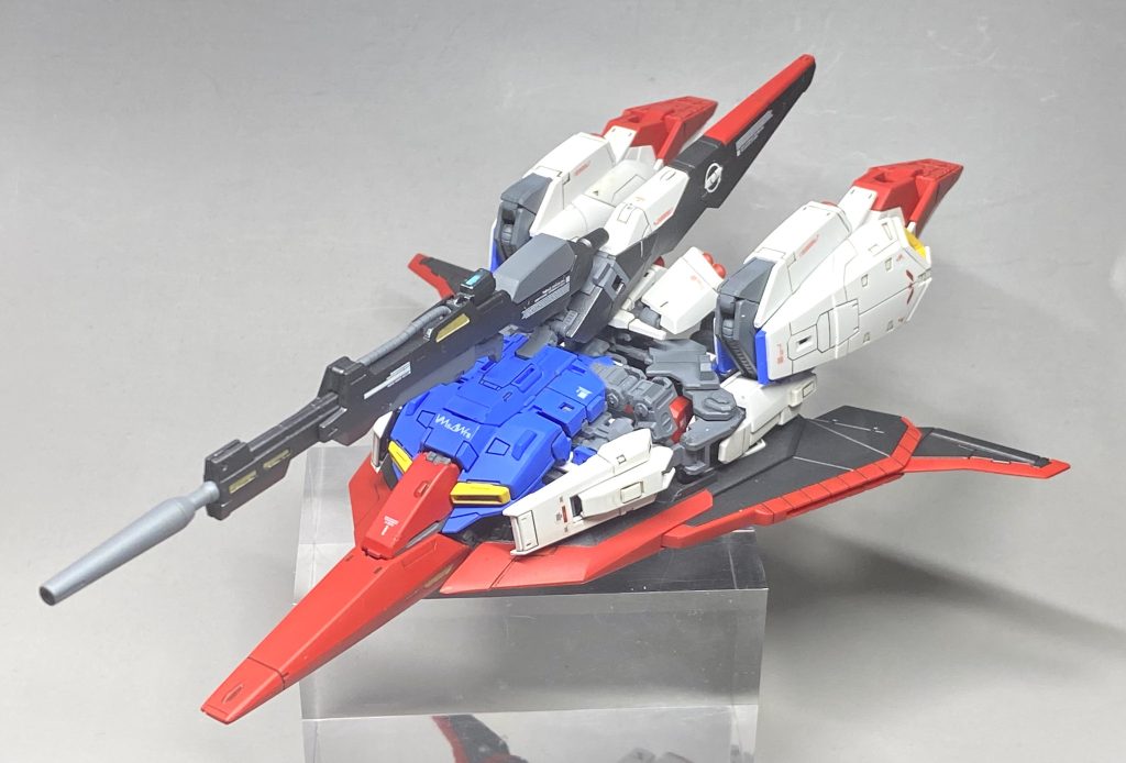 WR形態です。ちょっと角度を調整する度に他が外れたり歪んだり、大変でした。