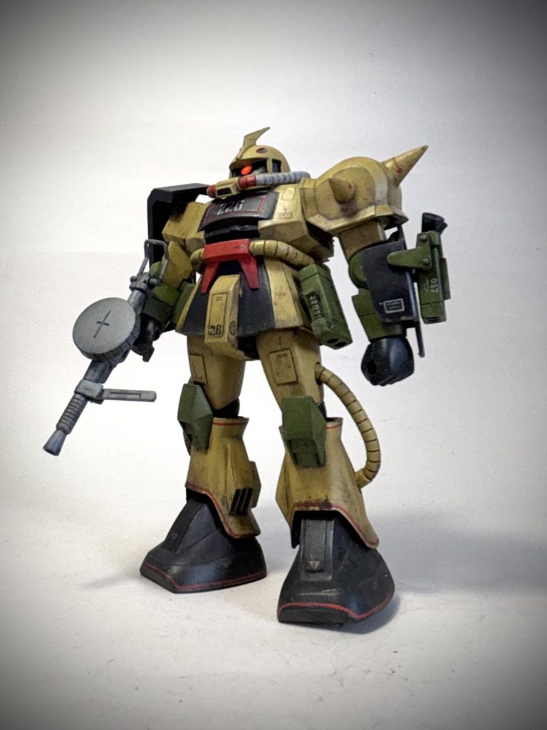 綺麗なままでも思ったんですが、他の機体とのバランスを考えて汚しちゃいました。