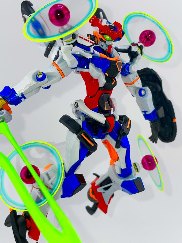 白の蛍光色も使ってみましたが、全然わからないです。そもそも白って難しい