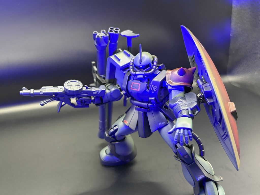 ザクマシンガンはGQザクの物を流用しました‼️