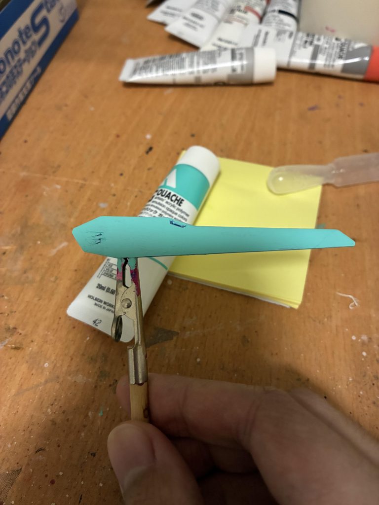 作品名：アイスグリーンいい色<p>2度塗りで綺麗に発色した</p>
