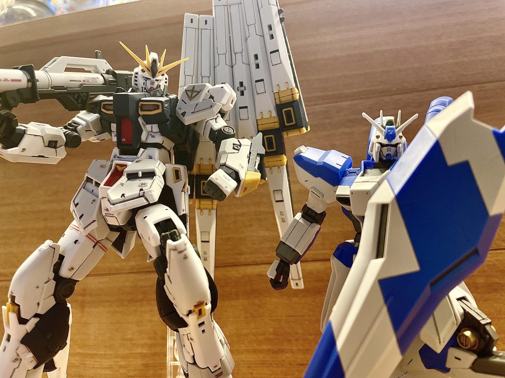 最後にRGニューガンダムとツーショット。