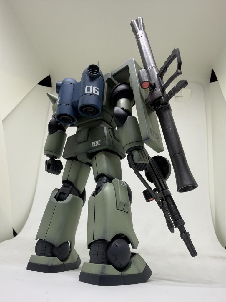バズーカラックはガンダム（HGUC.191）を使用。