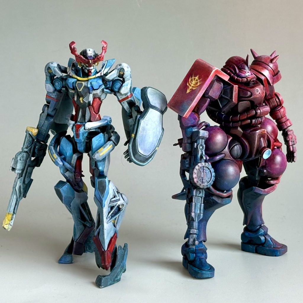 ジークアクスと並べて