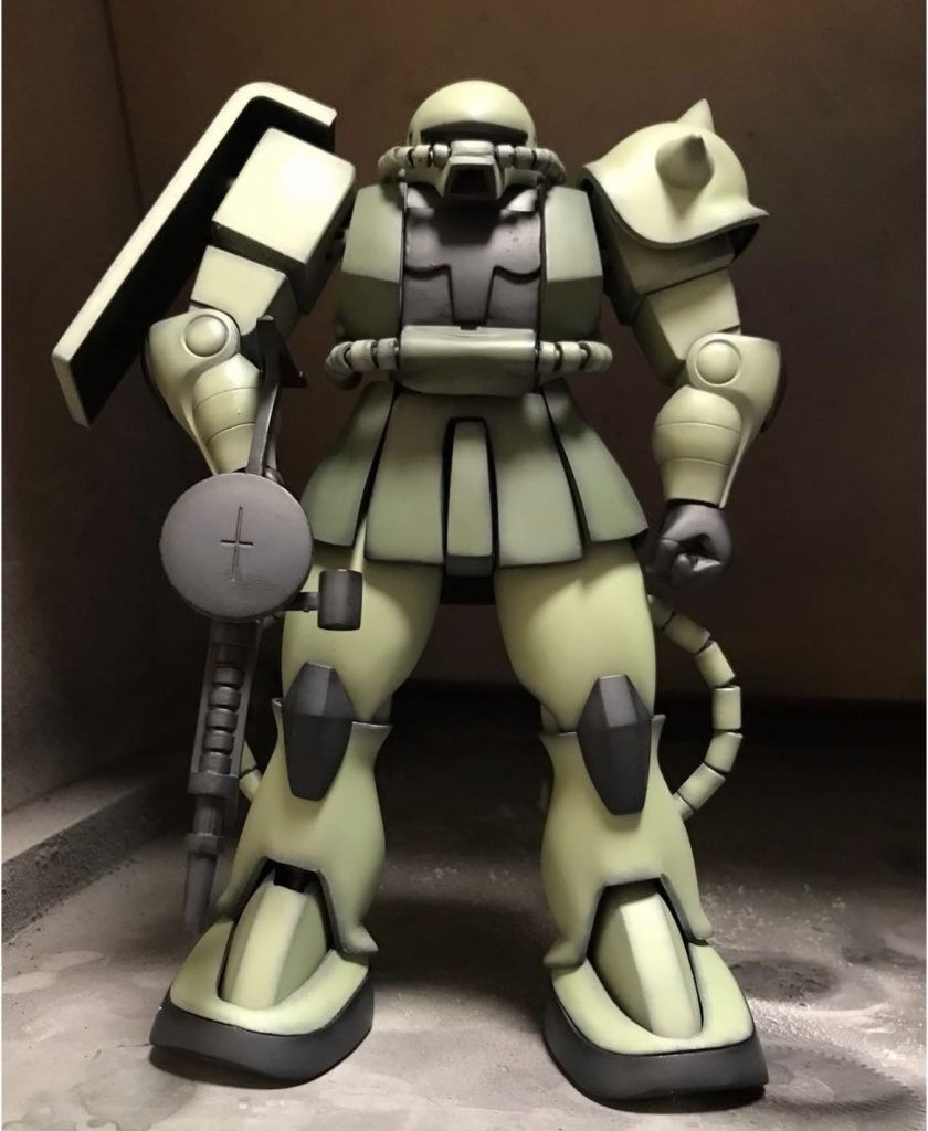 1/100 旧キットザク 4体同時製作–4枚目/制作者：Yasbon_0527