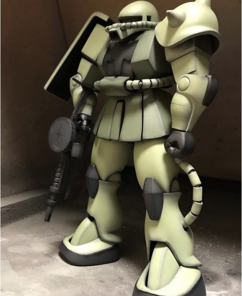 1/100 旧キットザク 4体同時製作–5枚目/制作者：Yasbon_0527