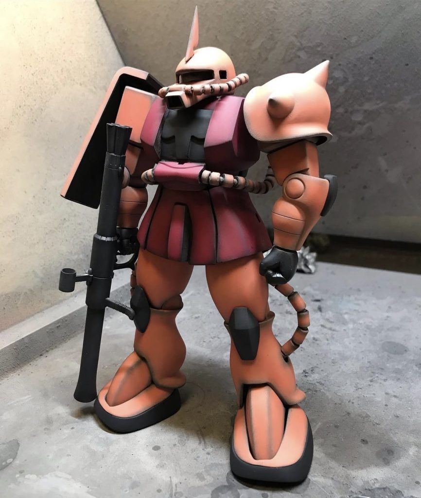 1/100 旧キットザク 4体同時製作–3枚目/制作者：Yasbon_0527