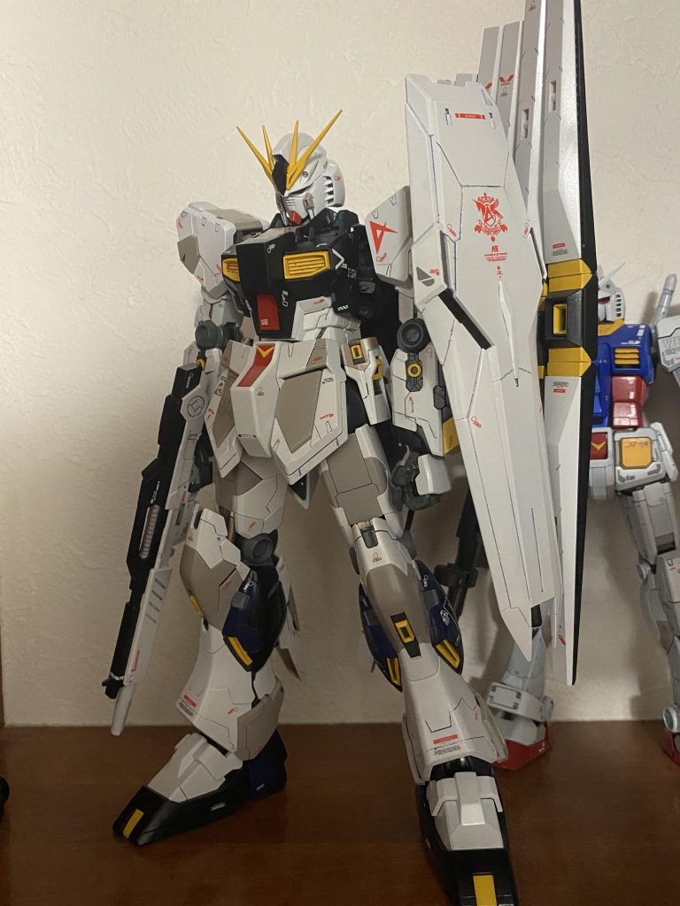 2020年撮影。もう少し前に作ったかと思うけど、リペイント前の画像です。嫌いではないんですが、艶があるところもあり、はっきりしないですね。