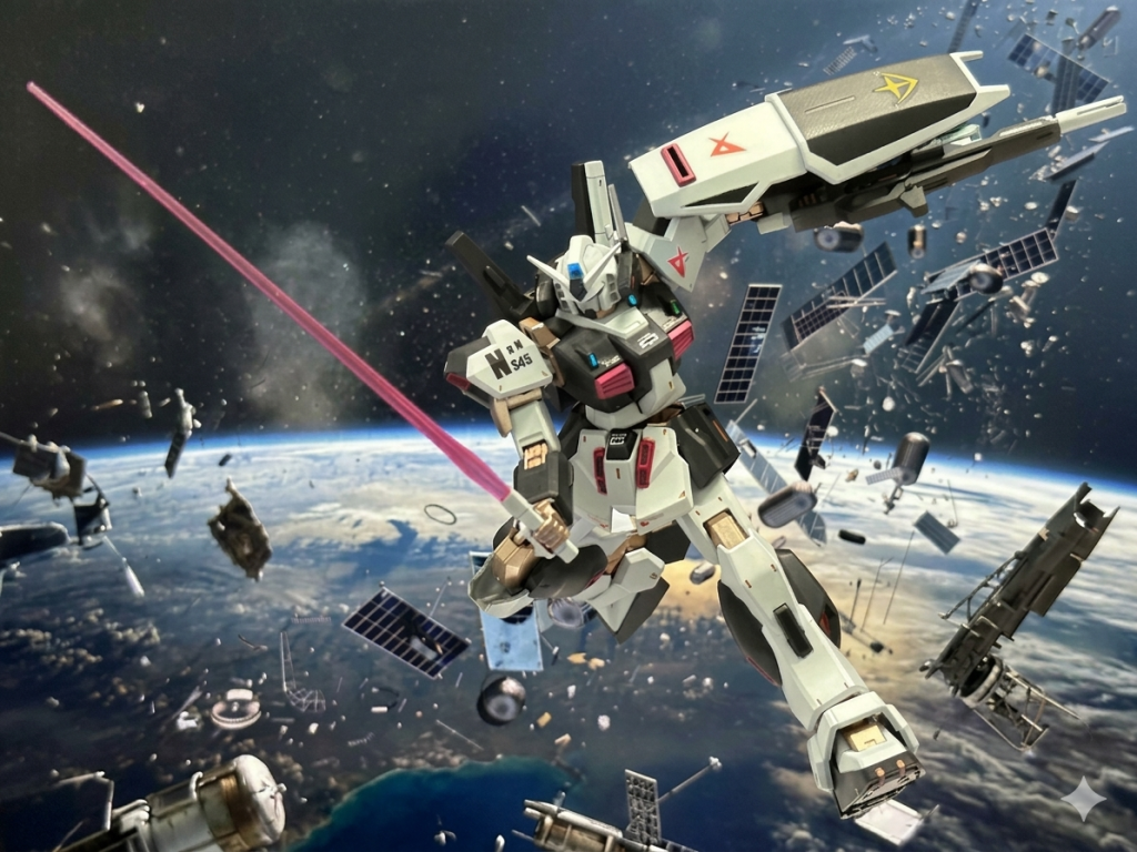 背景だけ実写映画っぽくしてだとこんな感じ。このあたりが許容範囲ですかね。照明を工夫しないとなかなか質感を上げるのは難しそう。