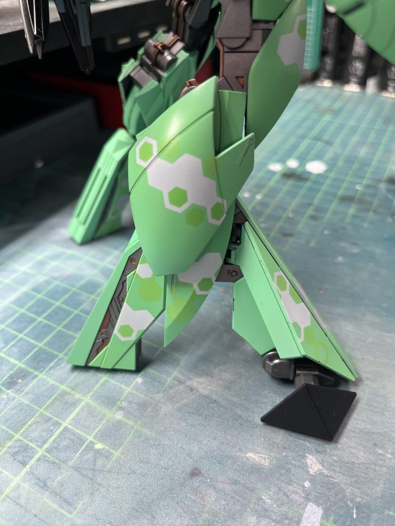 地味に2色のグリーン