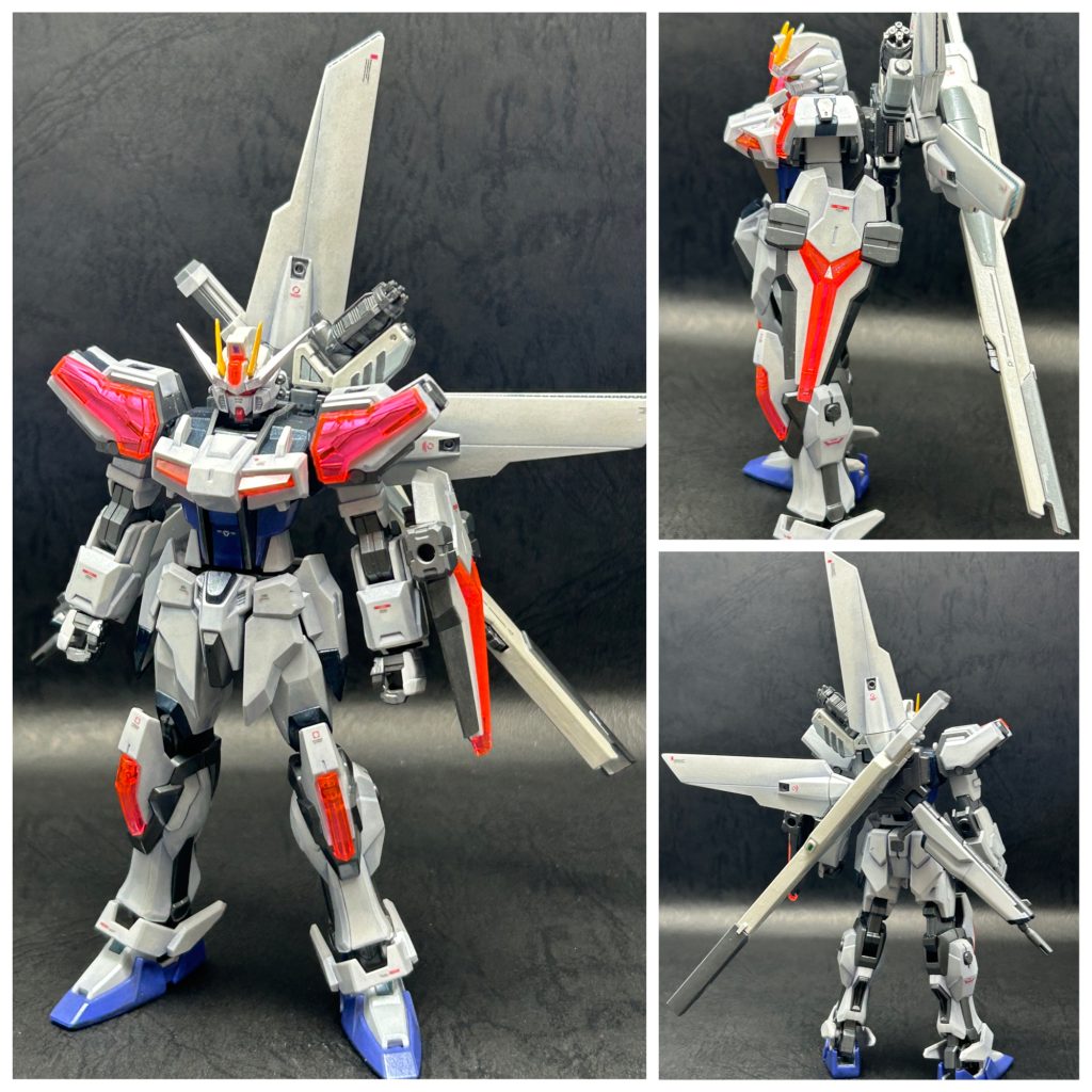 元々ギャラクシーブースターが似合ううえ、クリアパーツをエネルギーコンダクターに見立てることが出来るので、こっちの方が違和感なく。