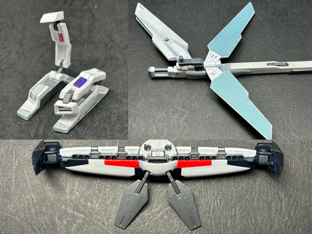 武装類は他の作品でも使いそうなので白はランナー色をなるべく変えず、クリアパーツの一部はブルーを足して紫に。（そのままでも良かったかも）ストライクにサテライトキャノンを装備させて見たかったのが、ディバイダーの方が似合ってたり、ビルドストライクの方が等、色々増えて大分逸れました。&nbsp;でもやりたい事は出来たので満足です。ここまでご覧頂き、ありがとうございます。