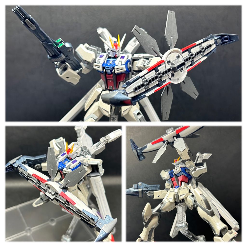 ハモニカ砲は「ガンダムエックス」の中で一番好きな装備でした。塗り分けに苦戦。