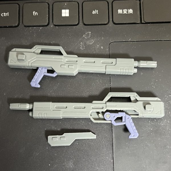 1/100 エアマスターB ライフル後ハメ加工