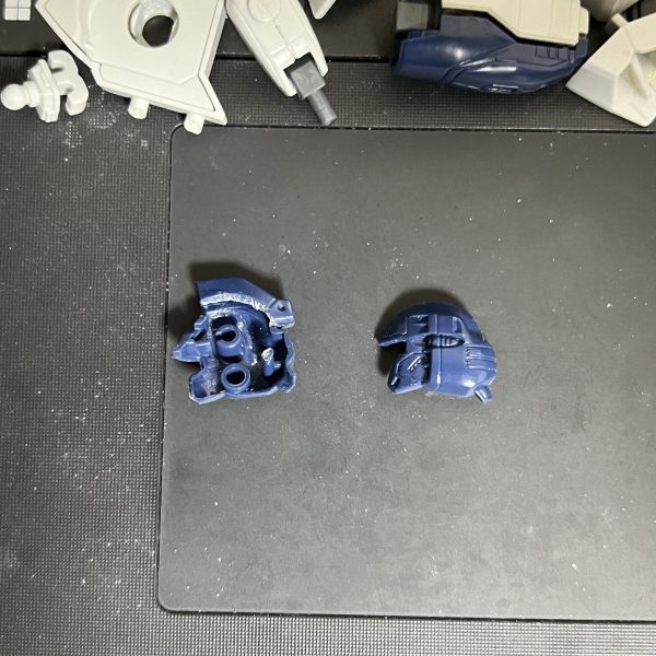 1/100 エアマスターB 頭部後ハメ加工