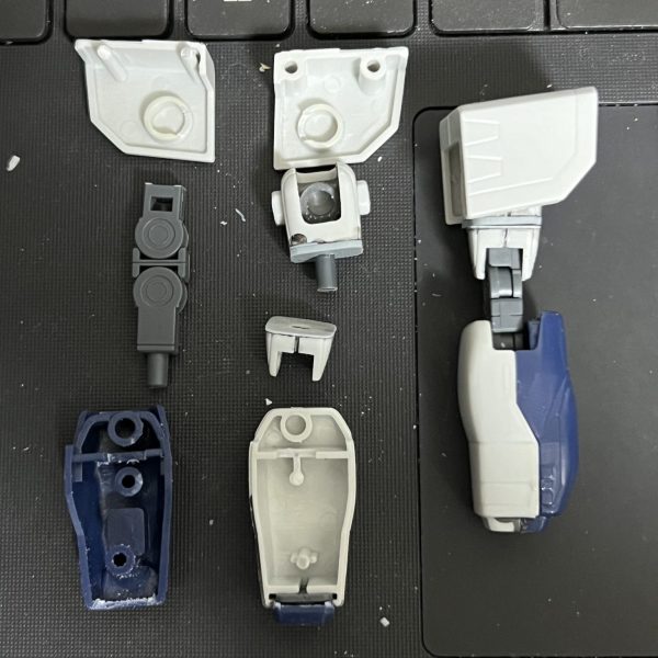 1/100 エアマスターB 腕部改修