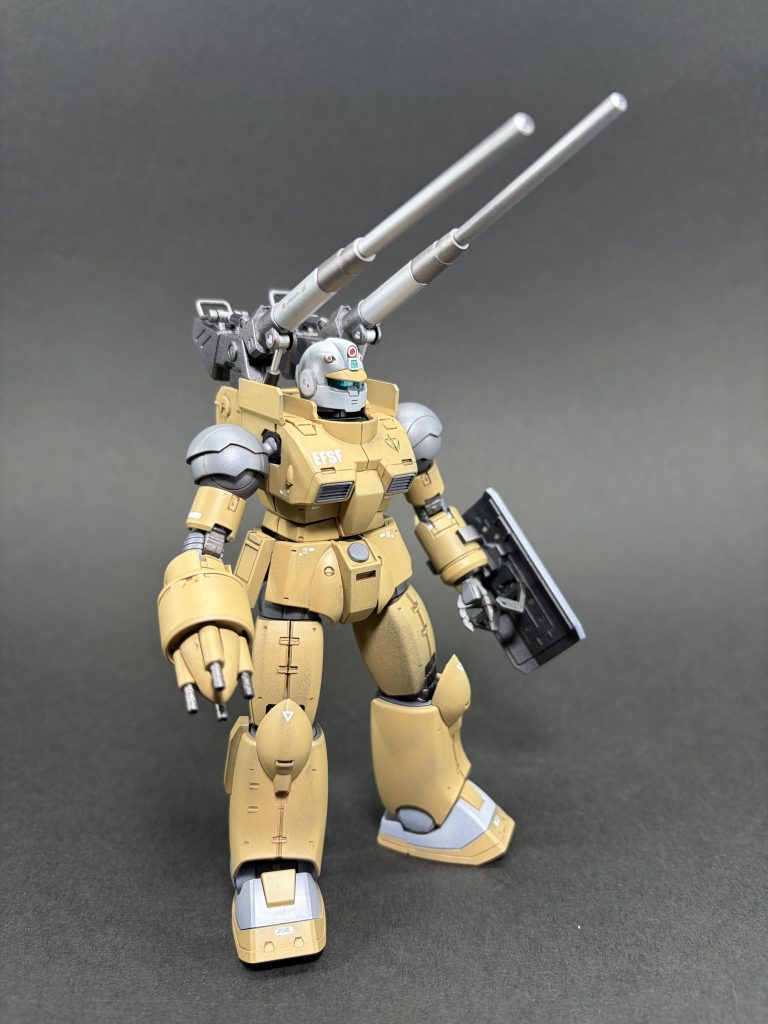 仕上げに半光沢を吹いたのですが、ほとんど光沢が出ませんでした。