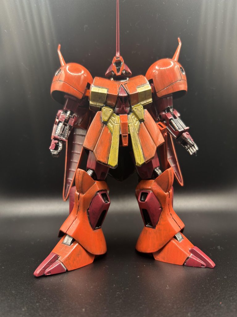 塗装どうしようかなと思ってたら、エアブラシがぶっ壊れまして筆塗りしか出来ない現状に陥ってしまったんです。仕方なく筆塗りしてみたら猛烈に楽しくて童心に帰って楽しみました。