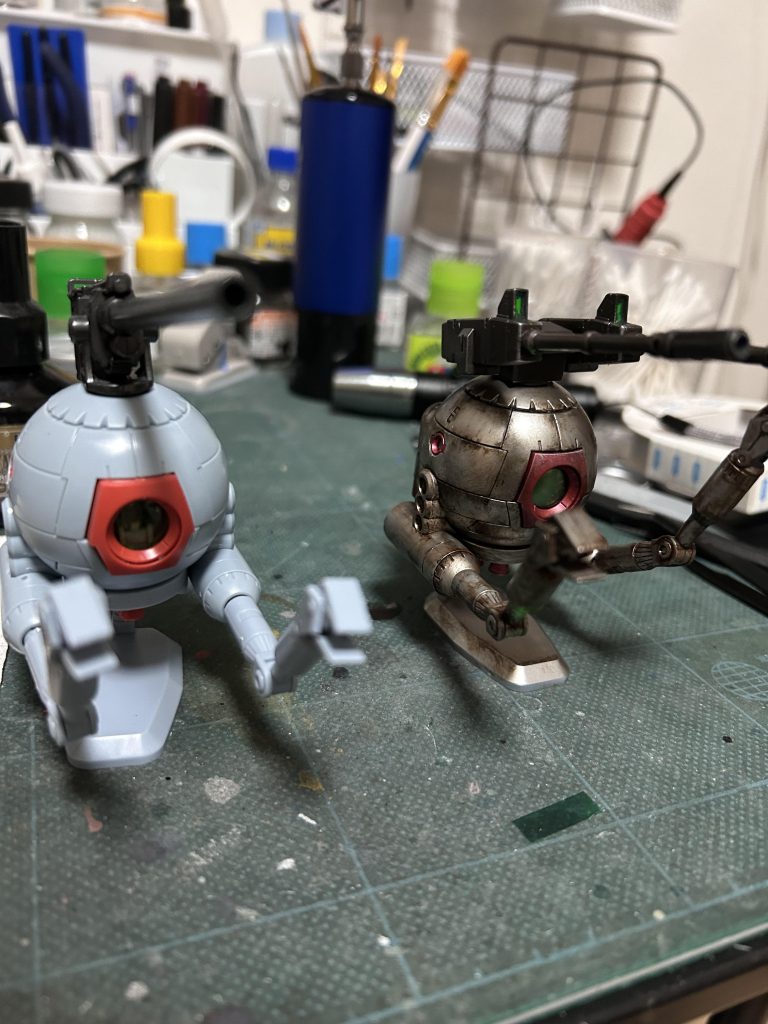 汚しの誘惑に負けてしまいました