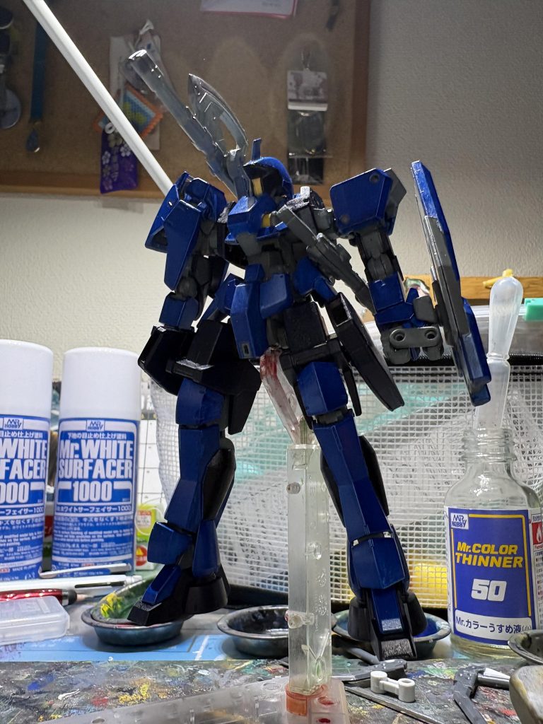 ハゲ塗装入れる前。この状態だと割とマクギリス機。