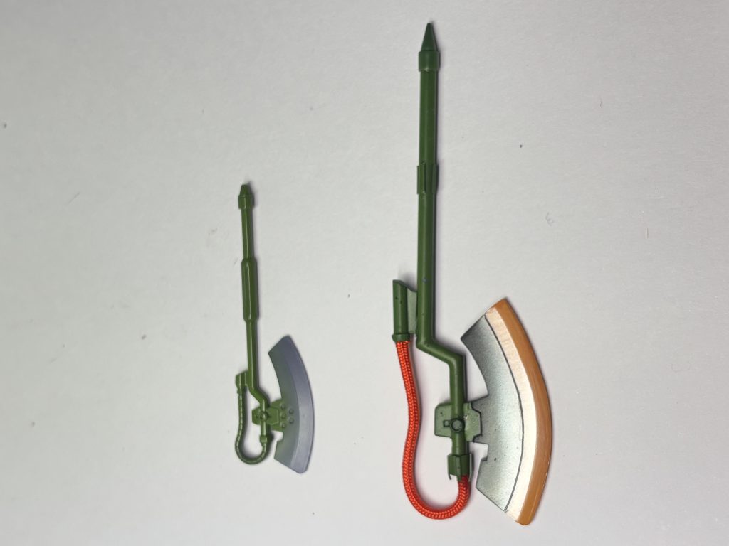 ヒートホークですが所々制作の都合上元とは違いますがいいんです！パイプのパーツは自作に大失敗したのでハイキューのメッシュチューブです。&nbsp;以上となります。ご観覧ありがとうございました。