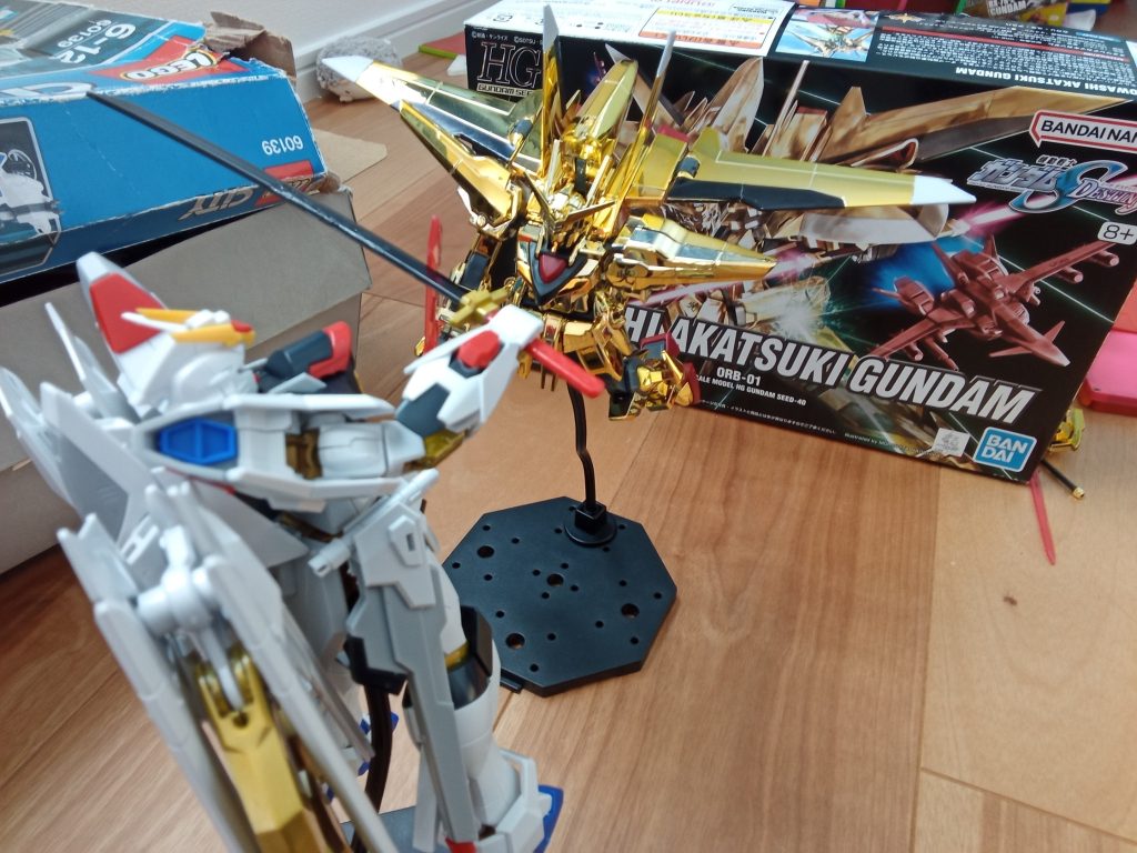 アカツキVSマイティーストライクフリーダム