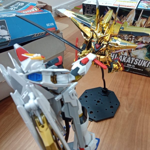 アカツキVSマイティーストライクフリーダム