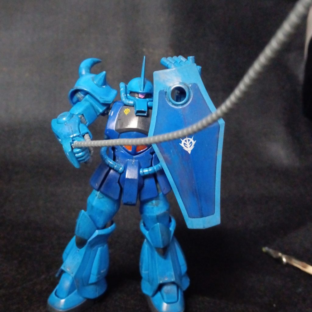 塗装棒写り込み