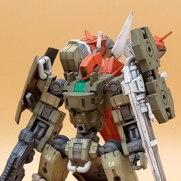 30mm 1/144 エグザビークル (小型可変機 Ver.) + ガンバレルストライカー