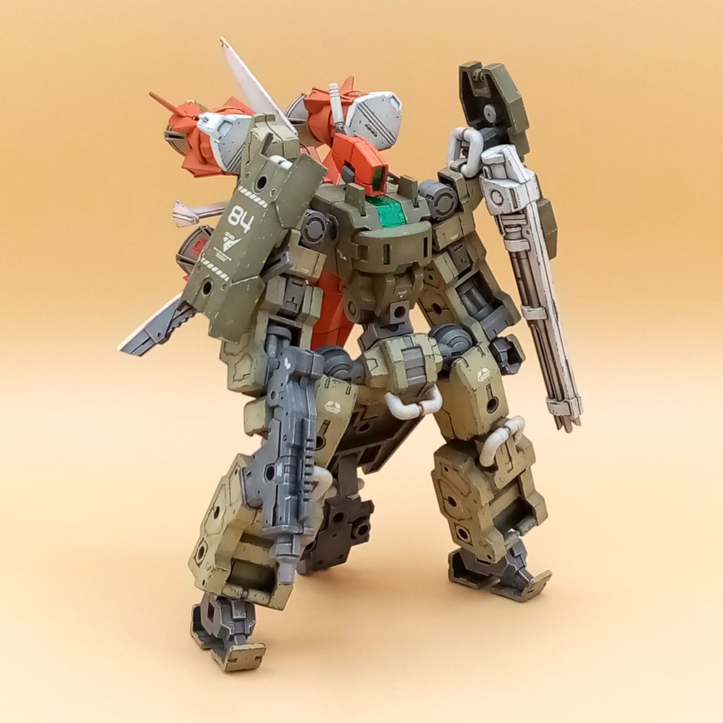 30mm 1/144 エグザビークル (小型可変機 Ver.) + ガンバレルストライカー–3枚目/制作者：@bhoylhogro