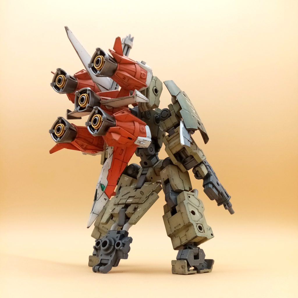 30mm 1/144 エグザビークル (小型可変機 Ver.) + ガンバレルストライカー–4枚目/制作者：@bhoylhogro