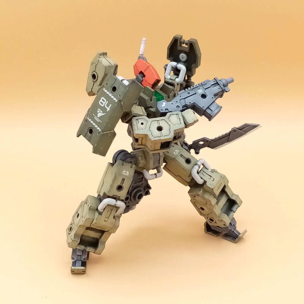 30mm 1/144 エグザビークル (小型可変機 Ver.) + ガンバレルストライカー–4枚目/制作者：@bhoylhogro